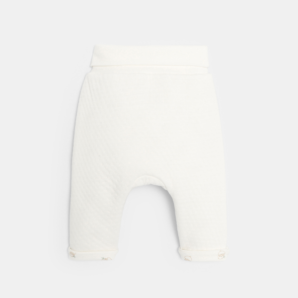 سترة مبطنة ذات وجهين، وسروال مع بودي سوت أبيض للصغار، للجنسين